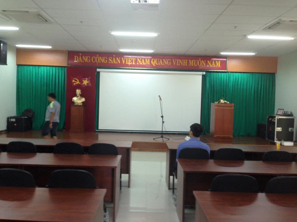 Lắp đặt phòng hội trường cho Chi cục hải quan Bắc Thăng Long