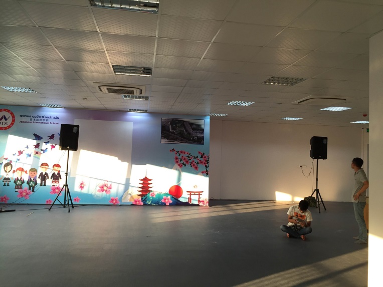Dự án dàn âm thanh hội trường cho trường quốc tế Nhật Bản