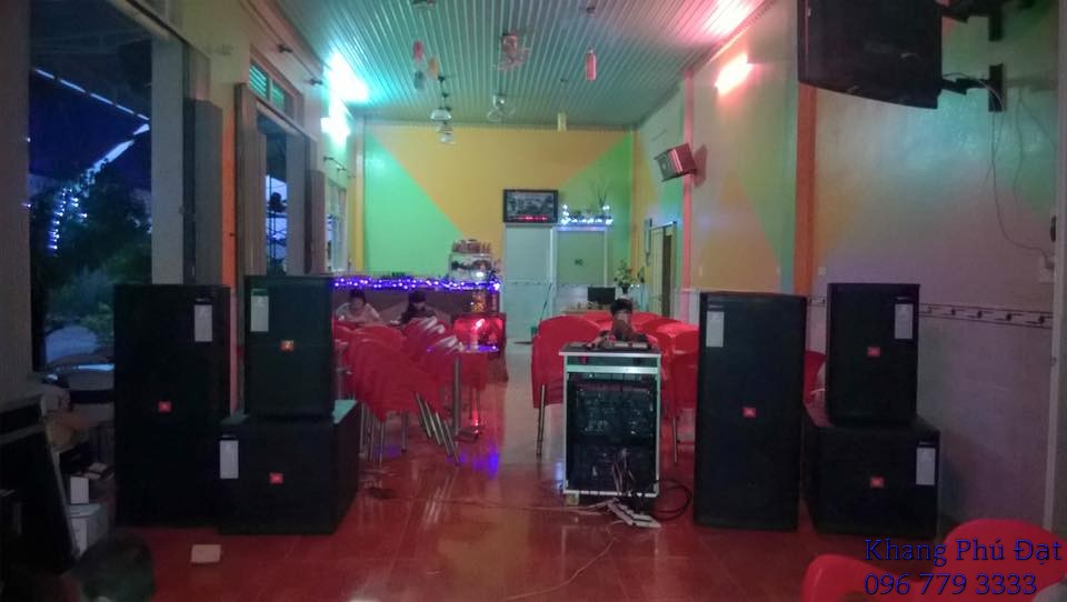 Dàn âm thanh tại quán cafe ca nhạc Bibo Tân Uyên -  Tây Ninh