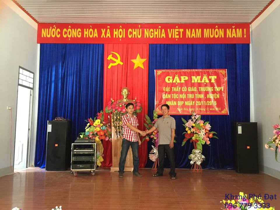 Âm thanh hội trường nhà văn hóa phường Đắc Réo, Kon Tum