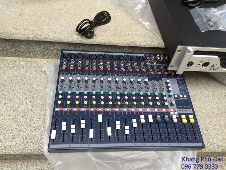 mixer efx12 cho dan am thanh san khau