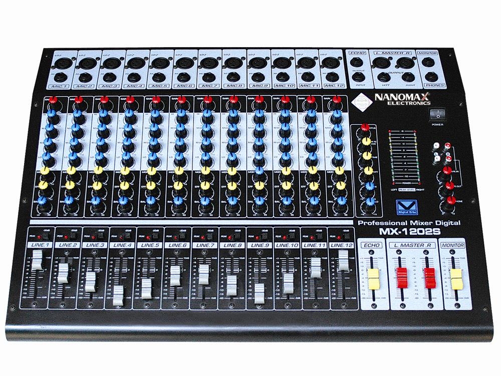 bàn mixer nanomax MX1202S chính hãng