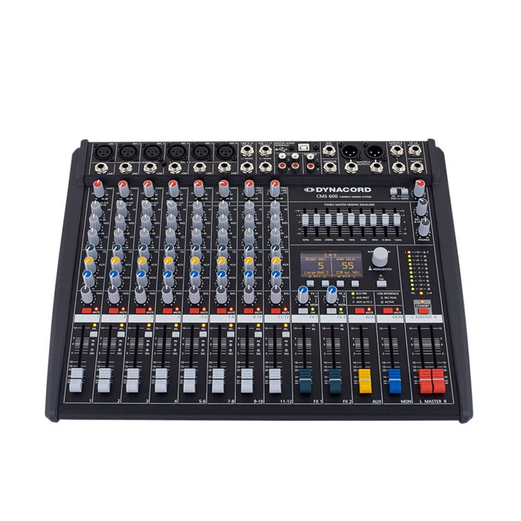 Bàn Mixer Dynacord CMS 600 có tích hợp Equalizer