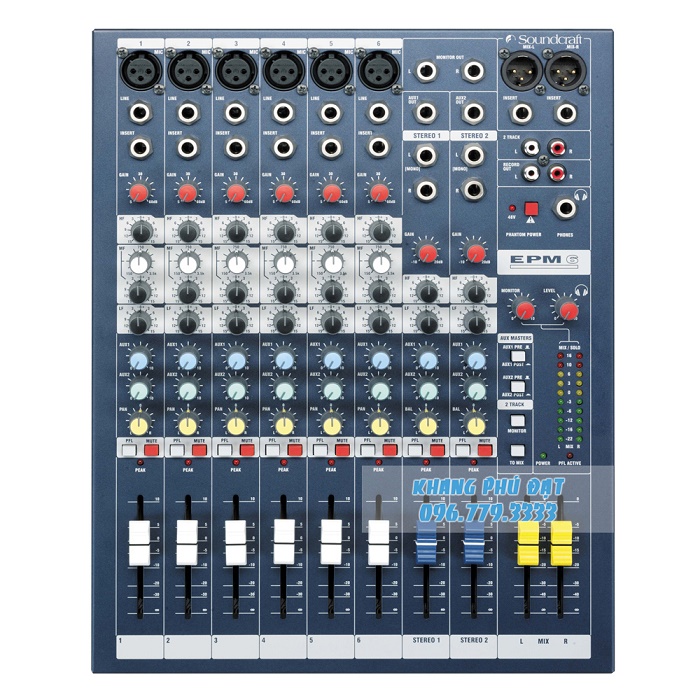 mixer soundcraft epm6 3