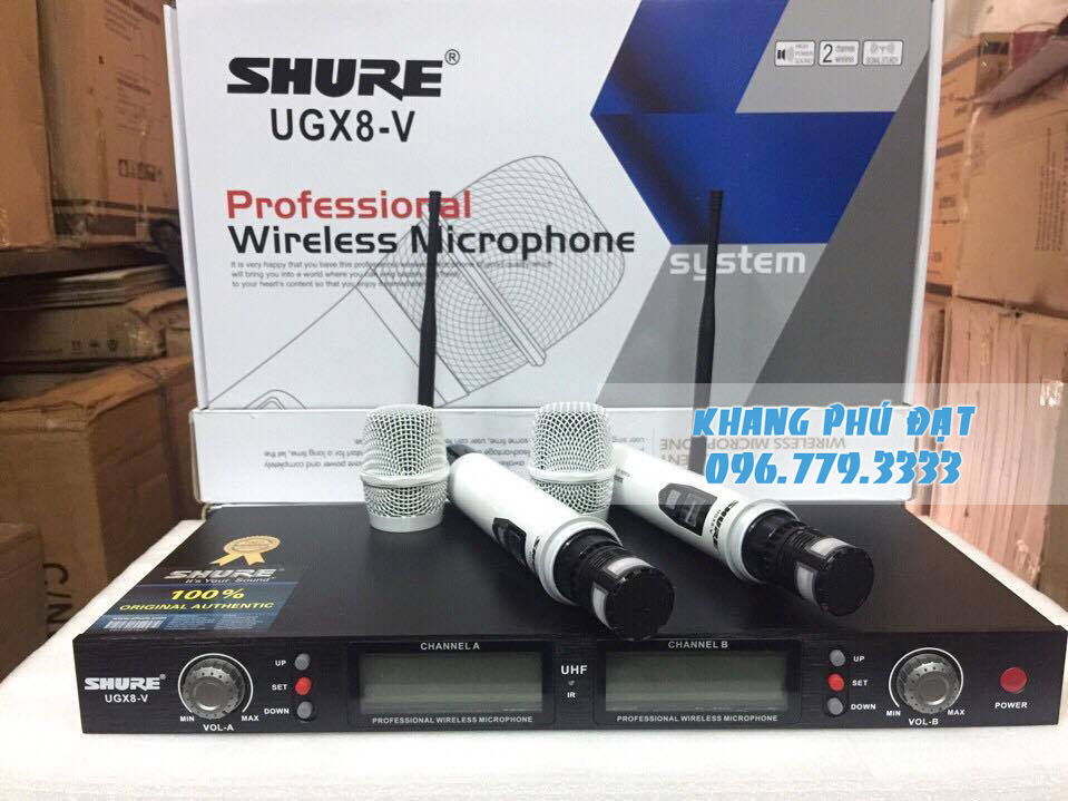 micro khong day shure ugx8 v 1