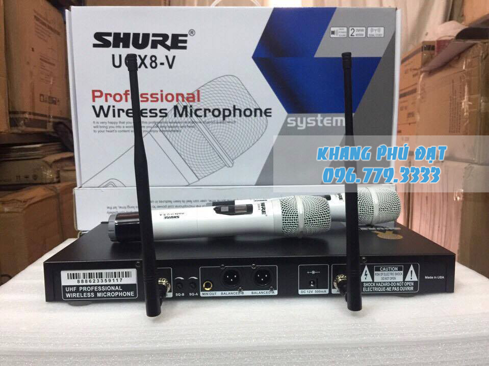 micro khong day shure ugx8 v 4