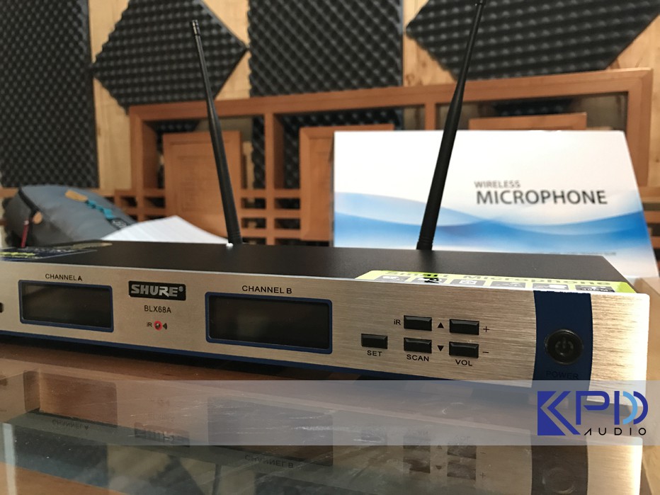 micro khong day shure blx68a 3