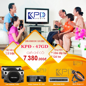 Dàn karaoke gia đình KPĐ - 47GD