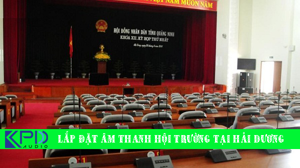 Lắp đặt âm thanh hội trường tại Hải Dương