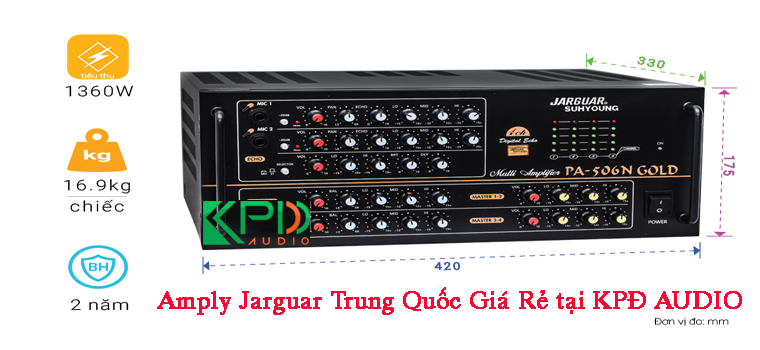 amply jarguar 506n gold trung quoc