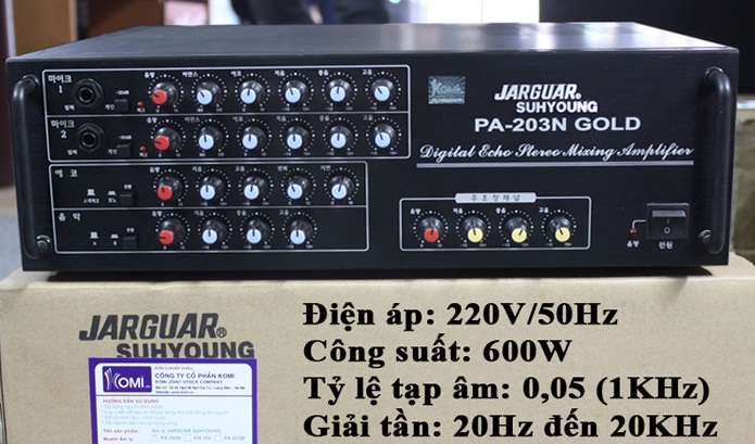 Hướng dẫn cách chỉnh amply Jarguar 203N Gold nhanh nhất