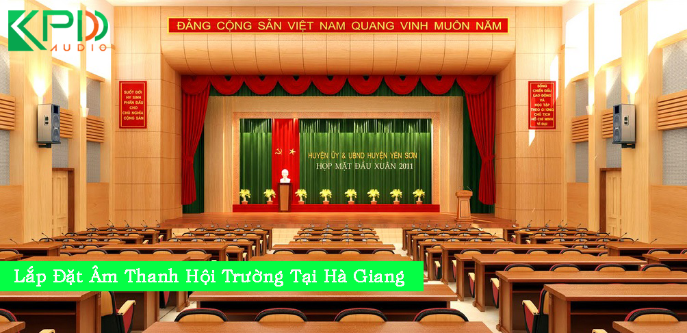 Lắp đặt dàn âm thanh hội trường tại Hà Giang